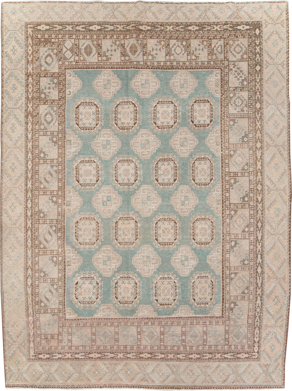 Antique East Turkestan Khotan Small Room Size Carpet, No.30856 - Galerie Shabab