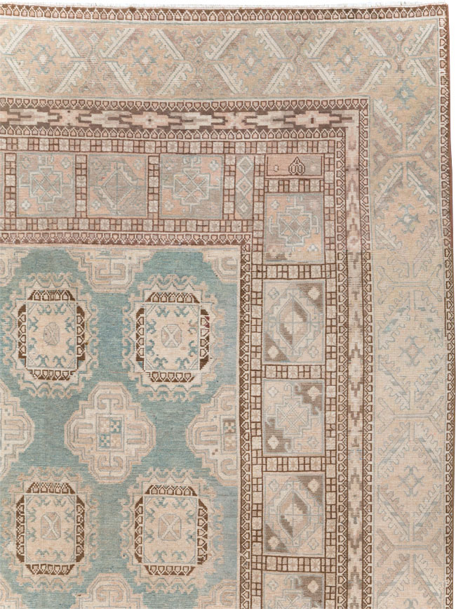 Antique East Turkestan Khotan Small Room Size Carpet, No.30856 - Galerie Shabab