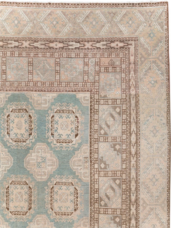 Antique East Turkestan Khotan Small Room Size Carpet, No.30856 - Galerie Shabab
