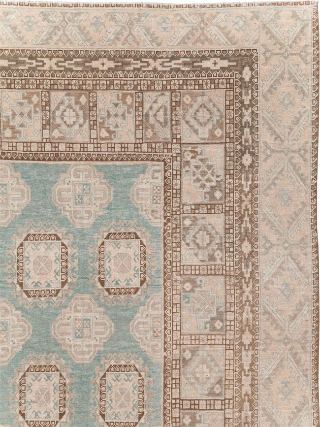 Antique East Turkestan Khotan Small Room Size Carpet, No.30856 - Galerie Shabab