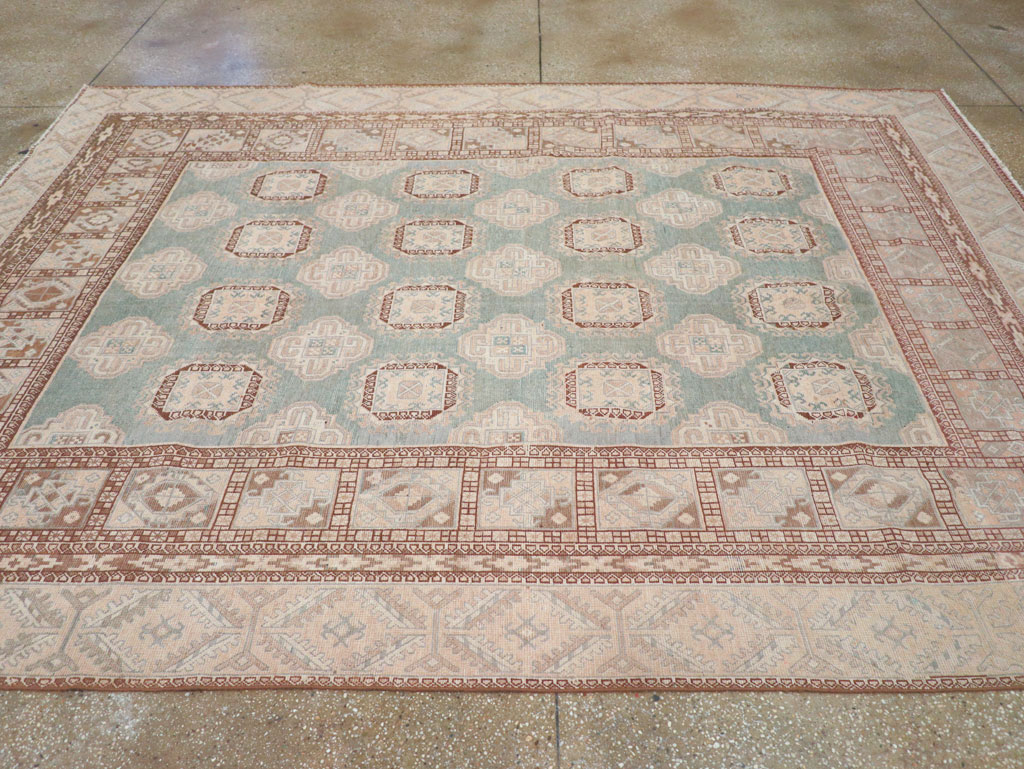 Antique East Turkestan Khotan Small Room Size Carpet, No.30856 - Galerie Shabab
