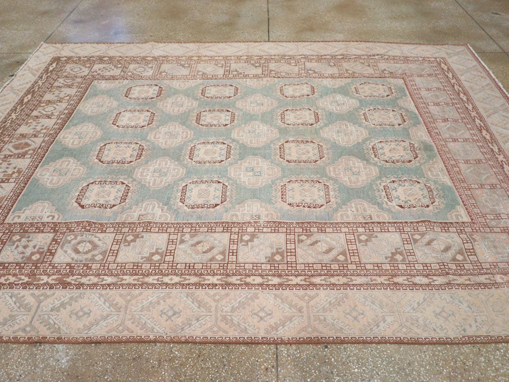 Antique East Turkestan Khotan Small Room Size Carpet, No.30856 - Galerie Shabab