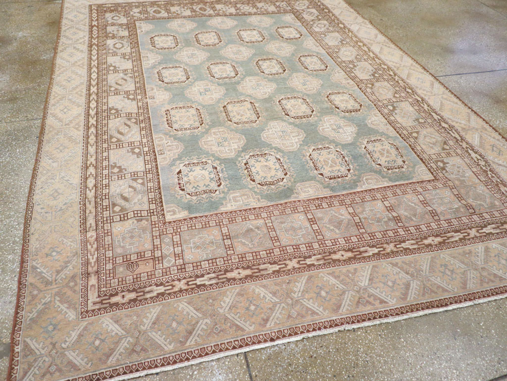 Antique East Turkestan Khotan Small Room Size Carpet, No.30856 - Galerie Shabab