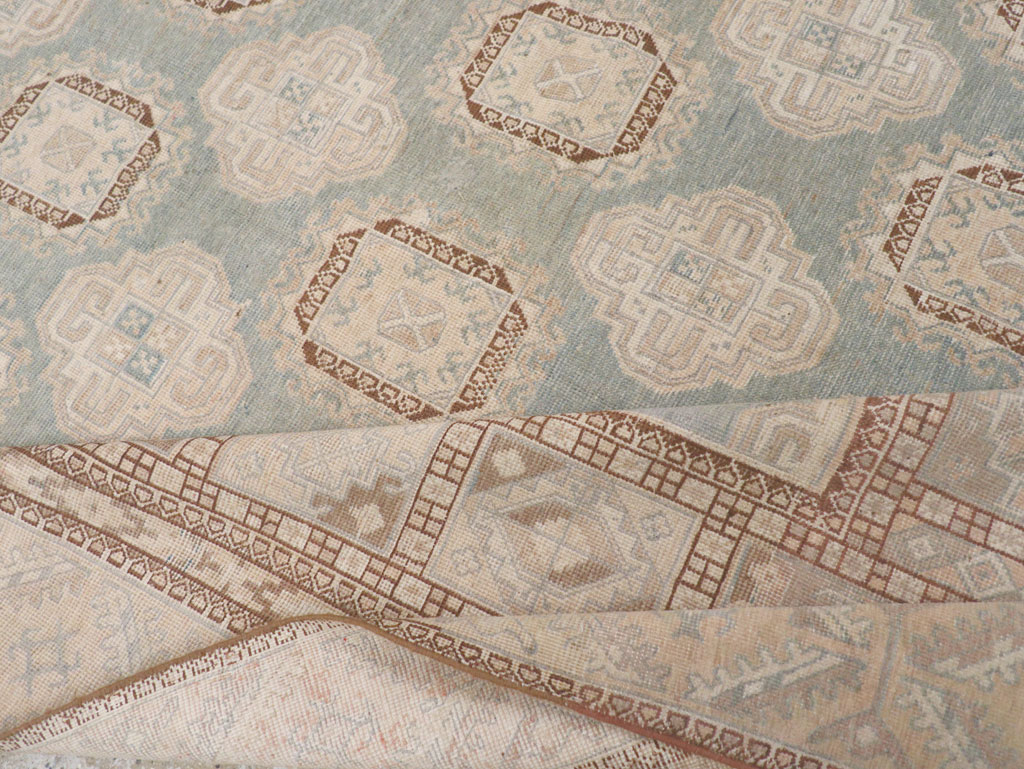 Antique East Turkestan Khotan Small Room Size Carpet, No.30856 - Galerie Shabab