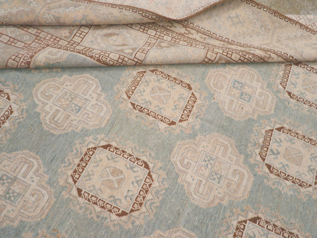 Antique East Turkestan Khotan Small Room Size Carpet, No.30856 - Galerie Shabab