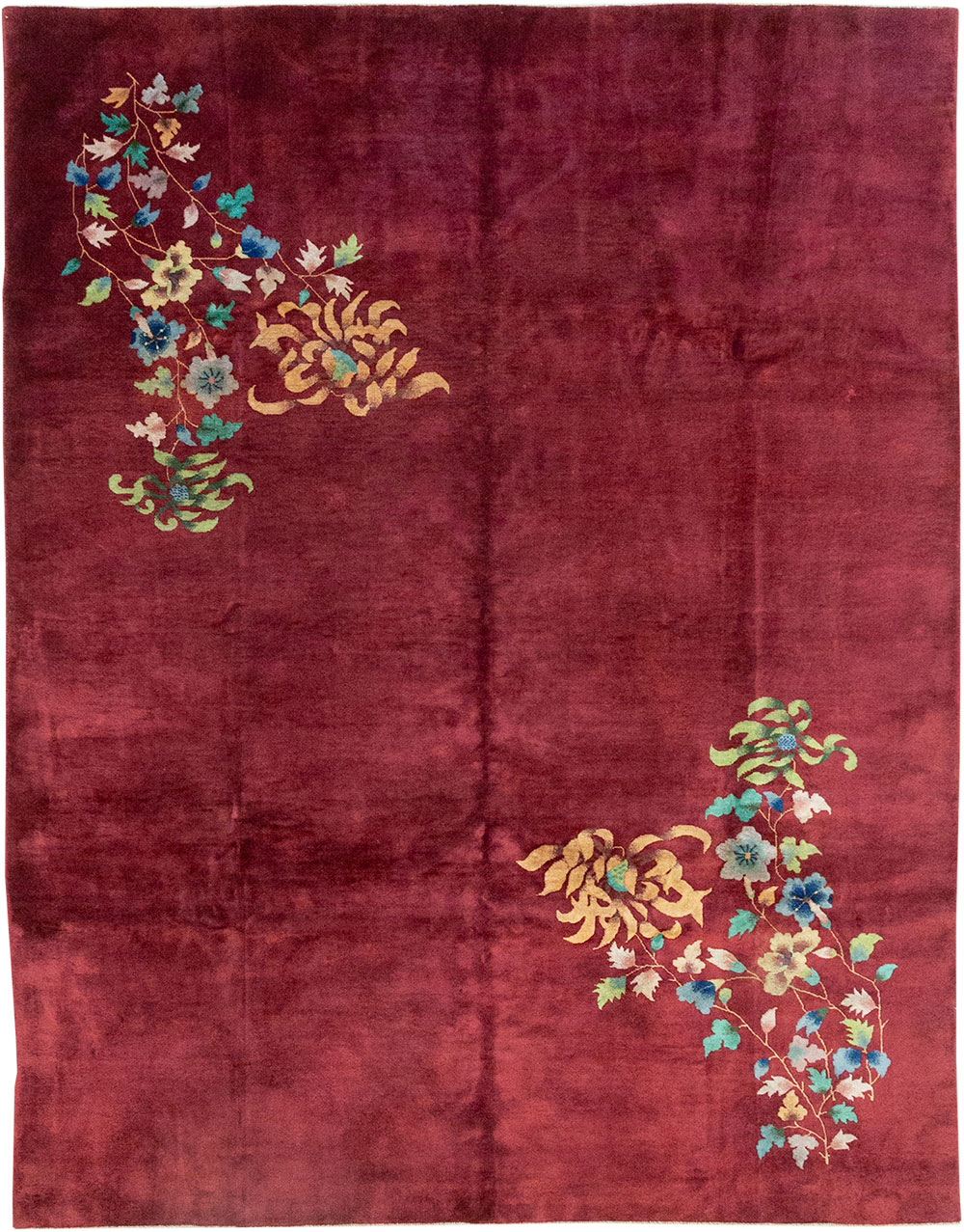 Vintage Chinese Art Deco Room Size Carpet, No.30857 - Galerie Shabab