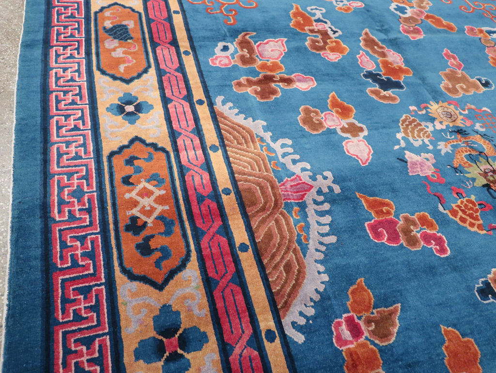 Vintage Chinese Peking Room Size Carpet, No.30860 - Galerie Shabab