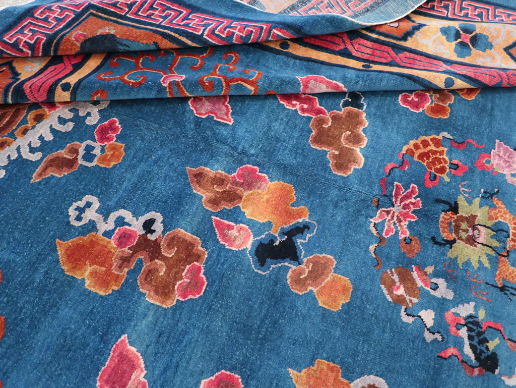 Vintage Chinese Peking Room Size Carpet, No.30860 - Galerie Shabab