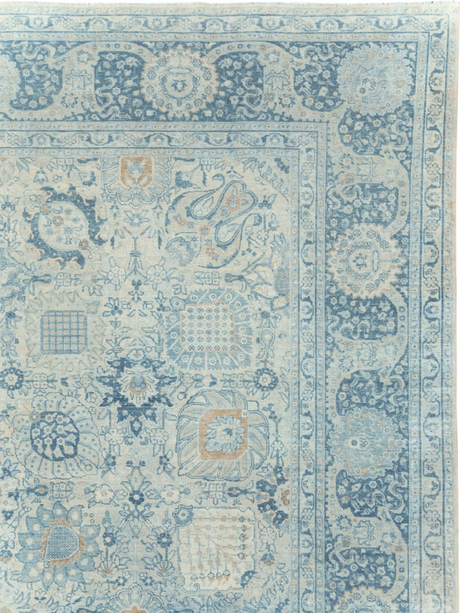 Antique Persian Tabriz Room Size Carpet, No.30872 - Galerie Shabab