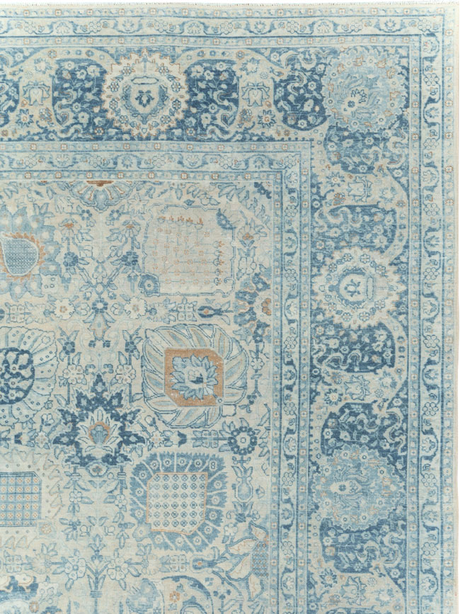 Antique Persian Tabriz Room Size Carpet, No.30872 - Galerie Shabab
