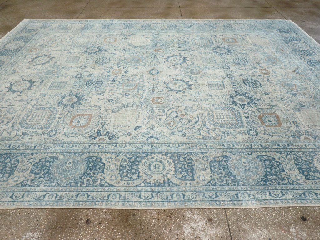 Antique Persian Tabriz Room Size Carpet, No.30872 - Galerie Shabab