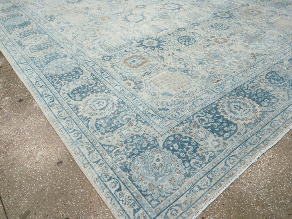 Antique Persian Tabriz Room Size Carpet, No.30872 - Galerie Shabab