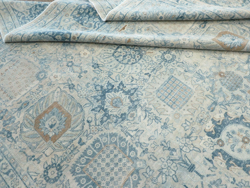 Antique Persian Tabriz Room Size Carpet, No.30872 - Galerie Shabab