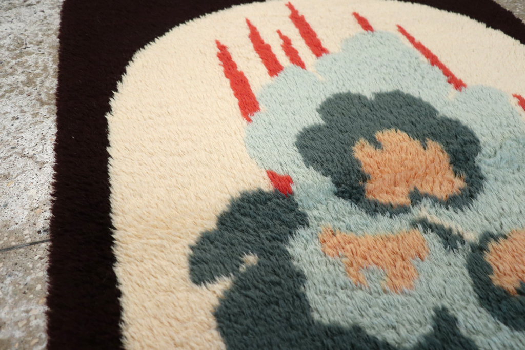 Contemporary European Art Deco Throw Rug, No.30876 - Galerie Shabab