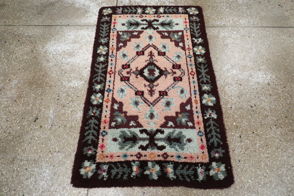 Vintage European Deco Rug, No.30877 - Galerie Shabab