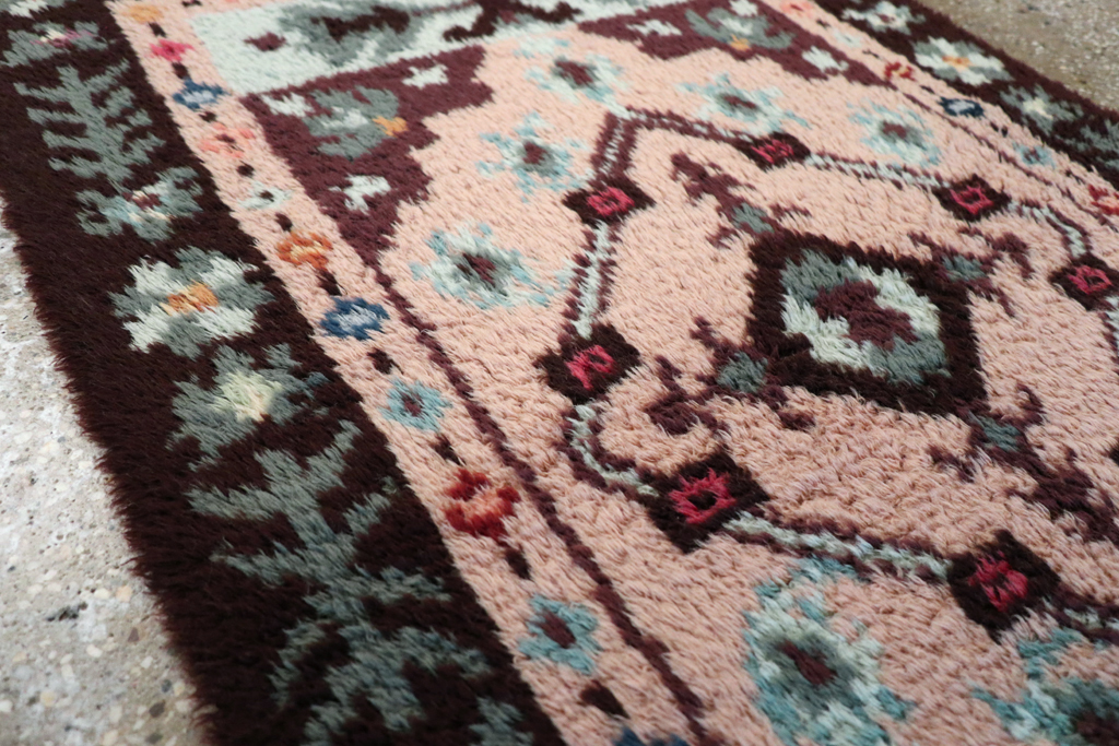 Vintage European Deco Rug, No.30877 - Galerie Shabab