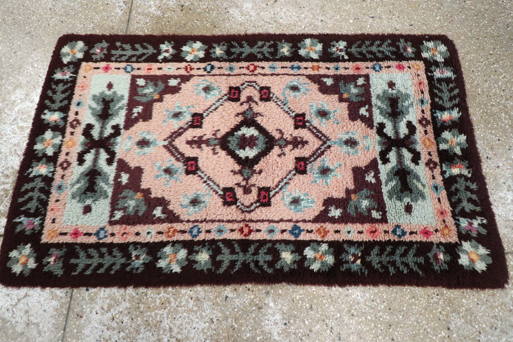 Vintage European Deco Rug, No.30877 - Galerie Shabab
