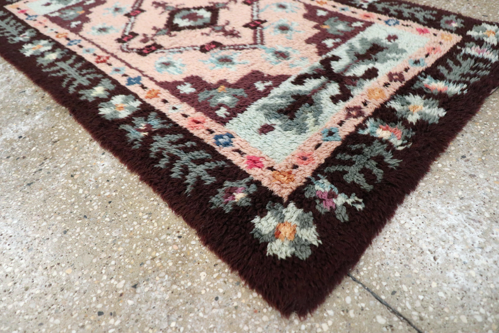 Vintage European Deco Rug, No.30877 - Galerie Shabab