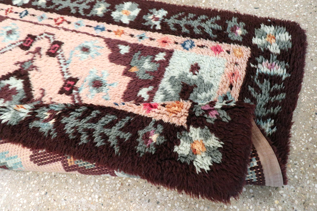 Vintage European Deco Rug, No.30877 - Galerie Shabab