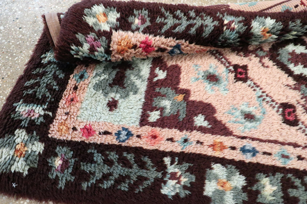 Vintage European Deco Rug, No.30877 - Galerie Shabab