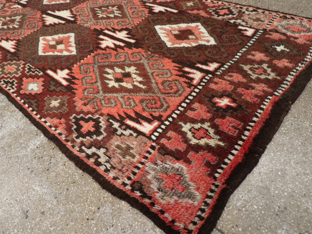Vintage Central Asian Turkoman Gallery Rug, No.30878 - Galerie Shabab