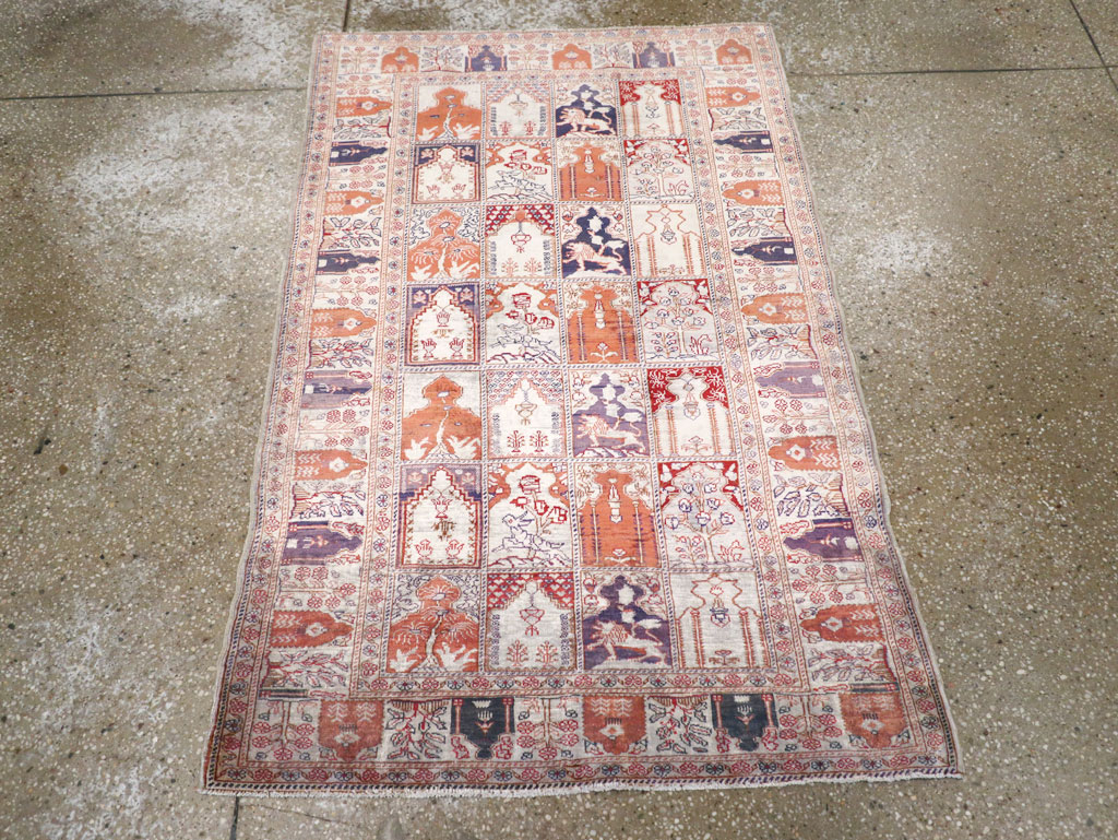 Vintage Turkish Kayseri Throw Rug, No.30895 - Galerie Shabab