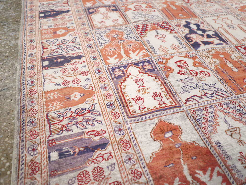 Vintage Turkish Kayseri Throw Rug, No.30895 - Galerie Shabab