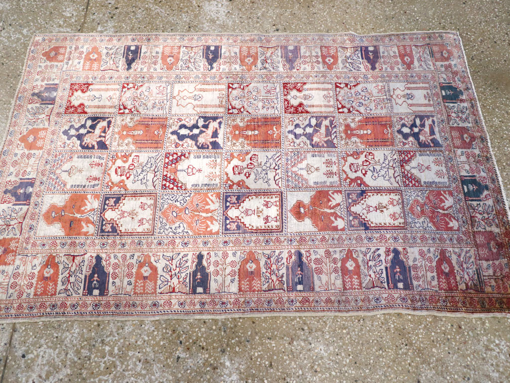 Vintage Turkish Kayseri Throw Rug, No.30895 - Galerie Shabab