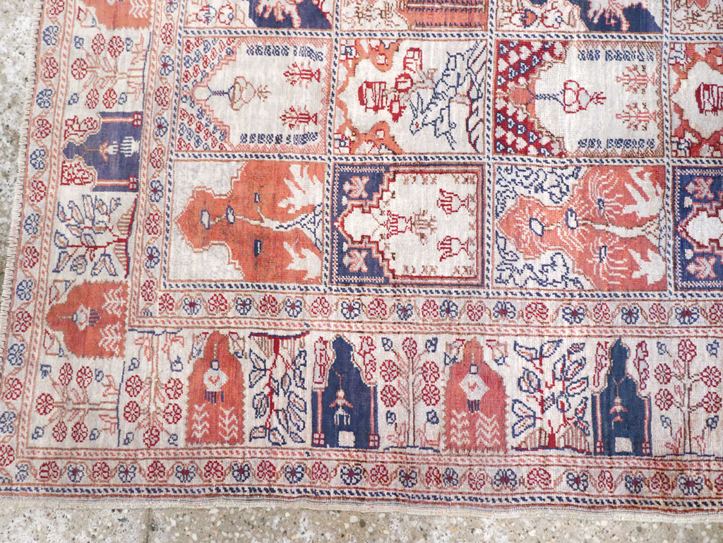 Vintage Turkish Kayseri Throw Rug, No.30895 - Galerie Shabab