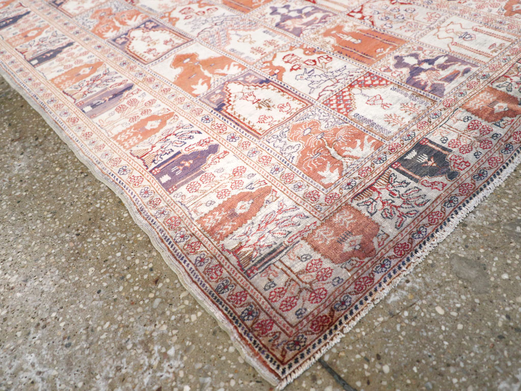 Vintage Turkish Kayseri Throw Rug, No.30895 - Galerie Shabab