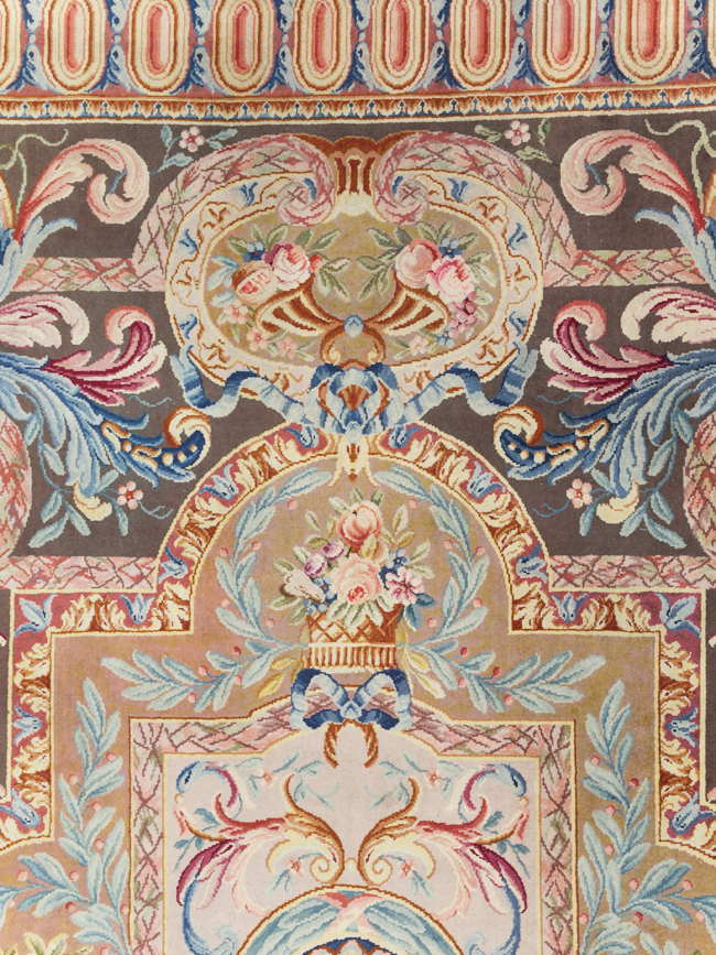 Antique French Savonnerie Large Room Size Carpet, No.30897 - Galerie Shabab