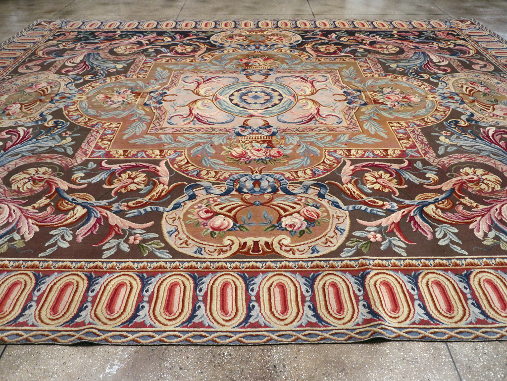 Antique French Savonnerie Large Room Size Carpet, No.30897 - Galerie Shabab