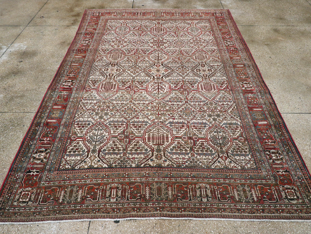 Vintage Persian Joshegan Carpet, No.30898 - Galerie Shabab