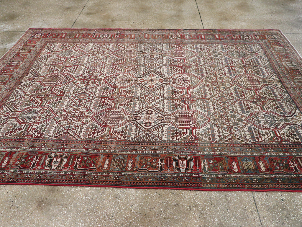 Vintage Persian Joshegan Carpet, No.30898 - Galerie Shabab