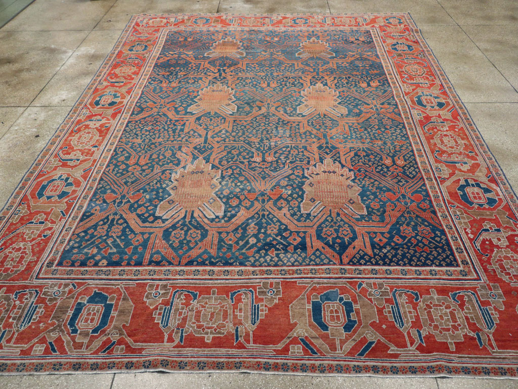 Antique Persian Bakshaish Room Size Carpet, No.30903 - Galerie Shabab