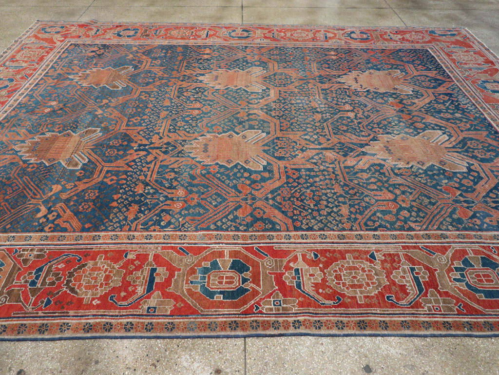 Antique Persian Bakshaish Room Size Carpet, No.30903 - Galerie Shabab