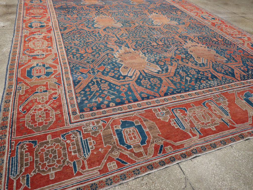Antique Persian Bakshaish Room Size Carpet, No.30903 - Galerie Shabab