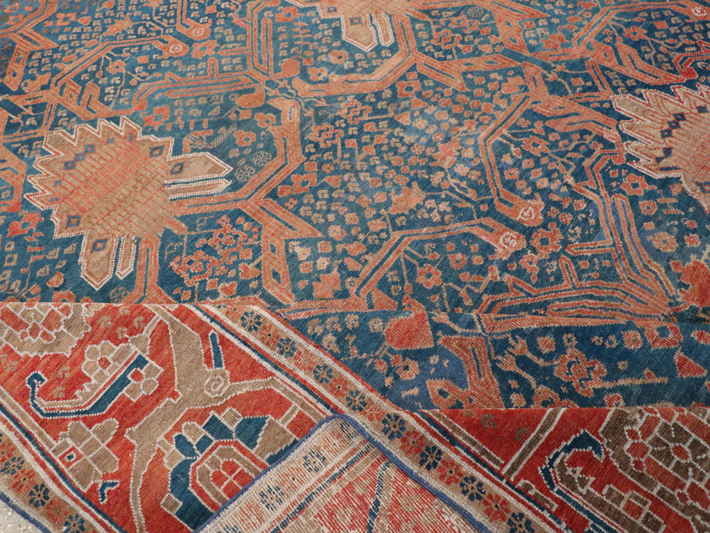 Antique Persian Bakshaish Room Size Carpet, No.30903 - Galerie Shabab