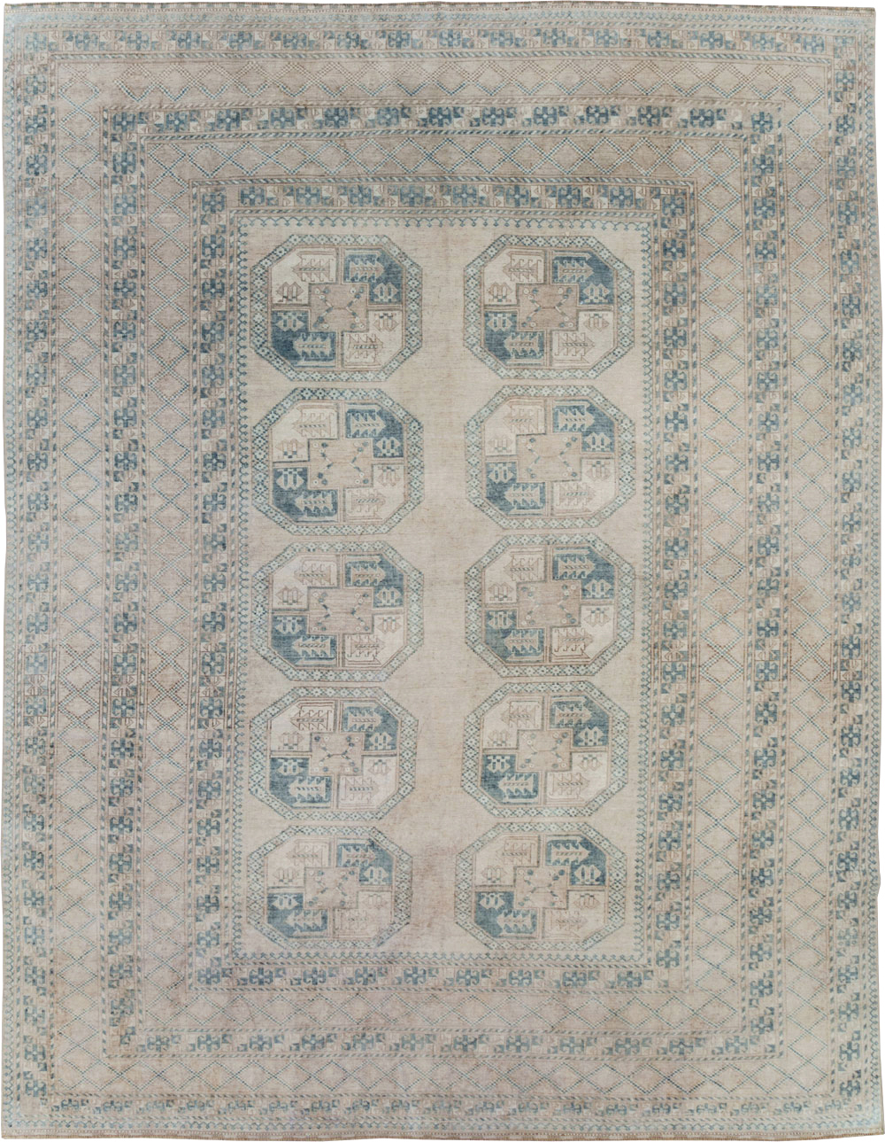 Vintage Turkoman Carpet, No.30904 - Galerie Shabab