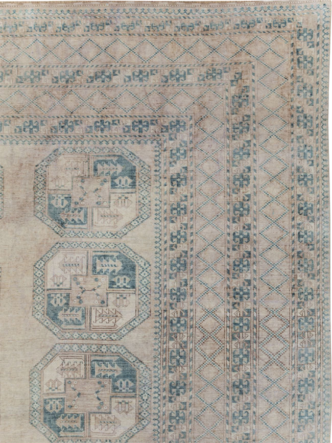 Vintage Turkoman Carpet, No.30904 - Galerie Shabab