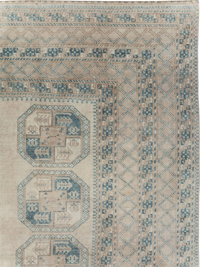 Vintage Turkoman Carpet, No.30904 - Galerie Shabab