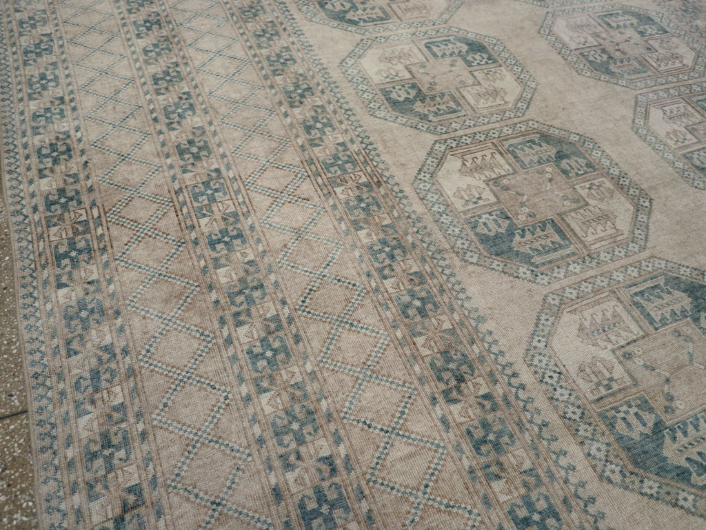 Vintage Turkoman Carpet, No.30904 - Galerie Shabab
