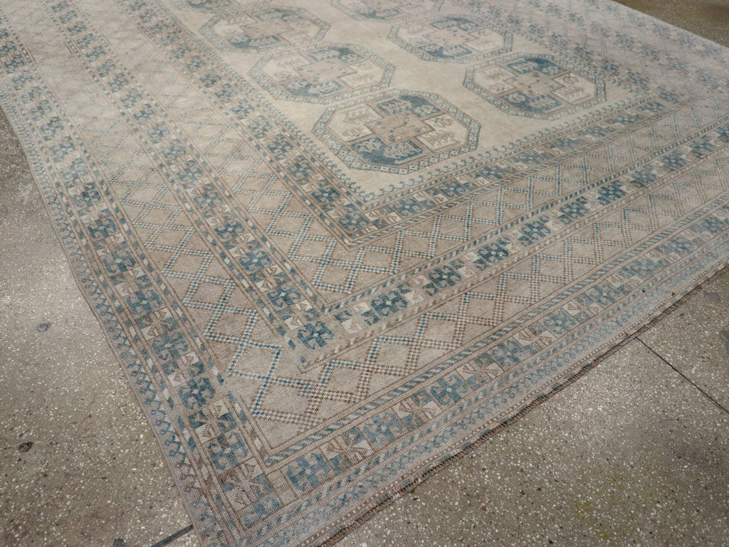 Vintage Turkoman Carpet, No.30904 - Galerie Shabab