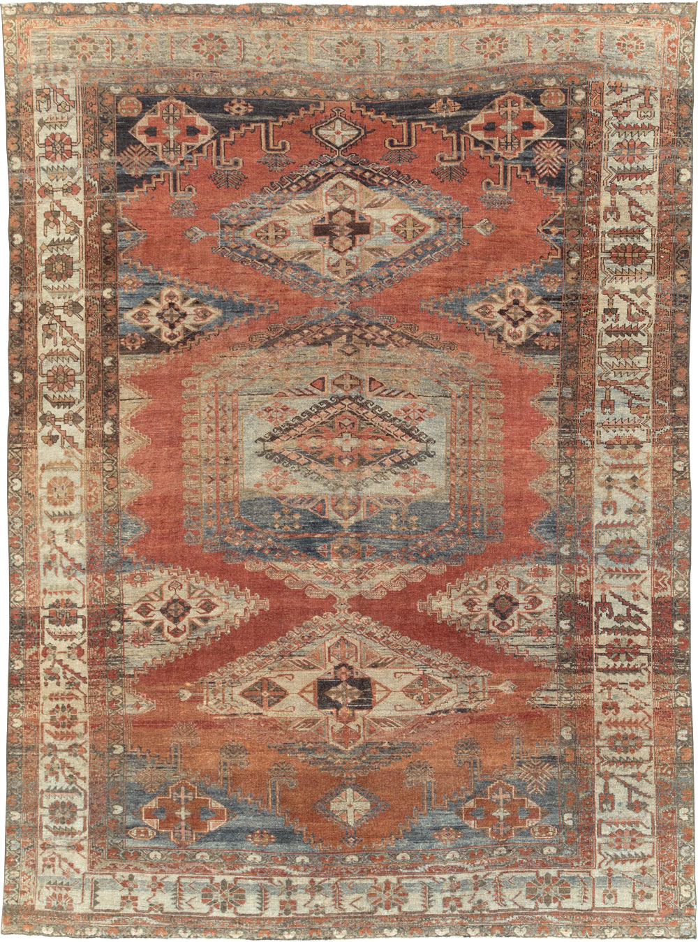 Antique Persian Veece Room Size Carpet, No.30906 - Galerie Shabab