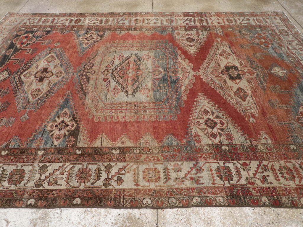 Antique Persian Veece Room Size Carpet, No.30906 - Galerie Shabab