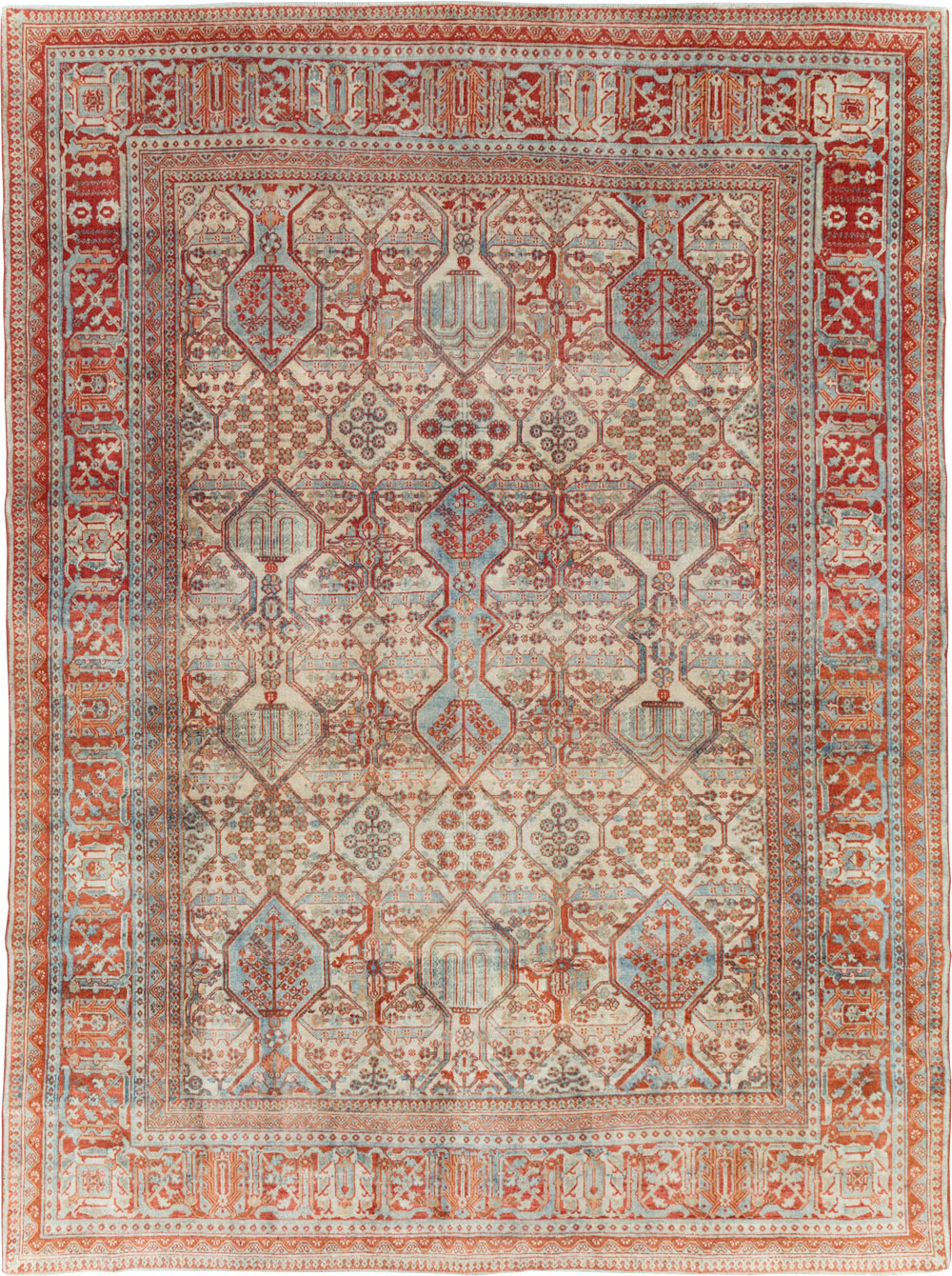 Vintage Persian Joshegan Room Size Carpet, No.30910 - Galerie Shabab