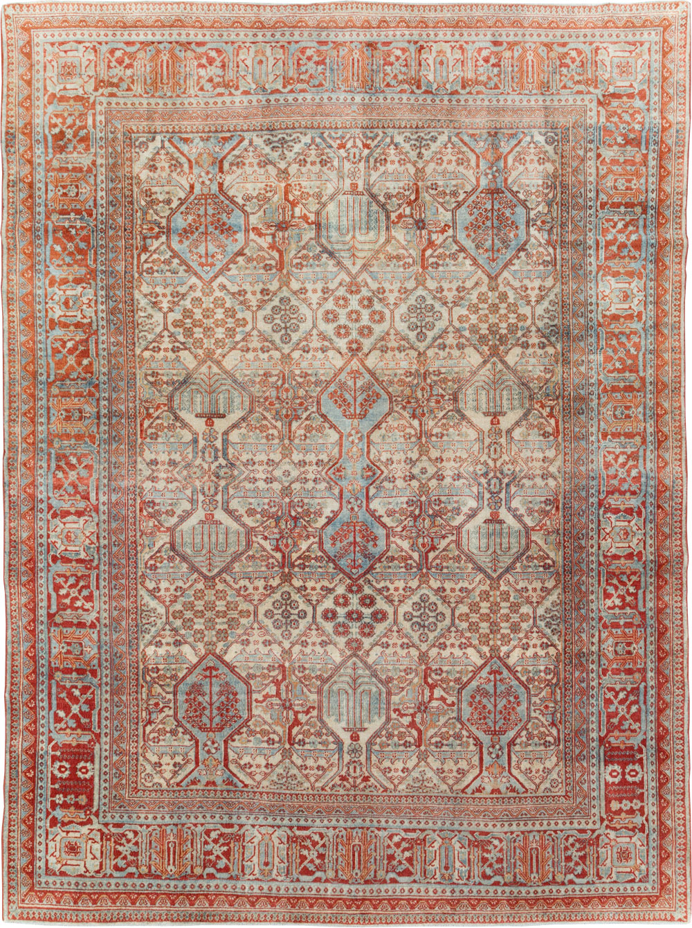 Vintage Persian Joshegan Room Size Carpet, No.30910 - Galerie Shabab