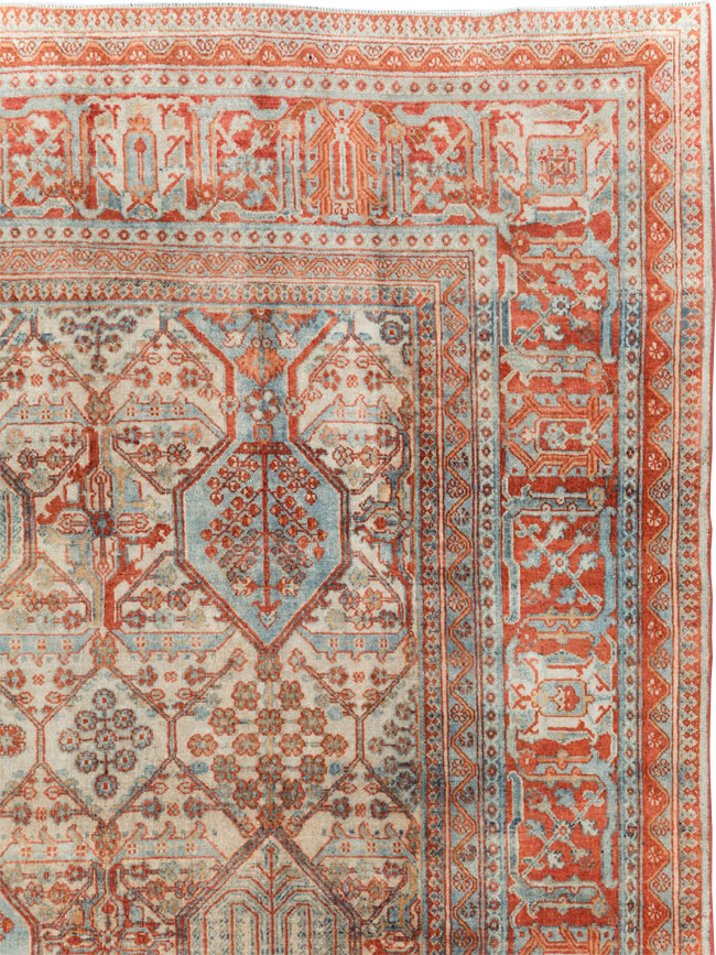 Vintage Persian Joshegan Room Size Carpet, No.30910 - Galerie Shabab
