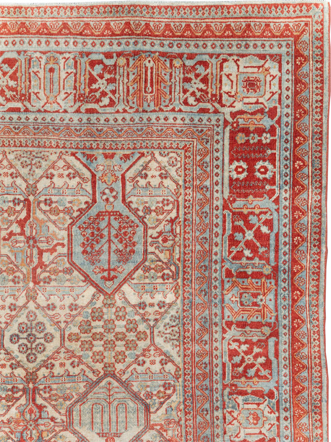 Vintage Persian Joshegan Room Size Carpet, No.30910 - Galerie Shabab