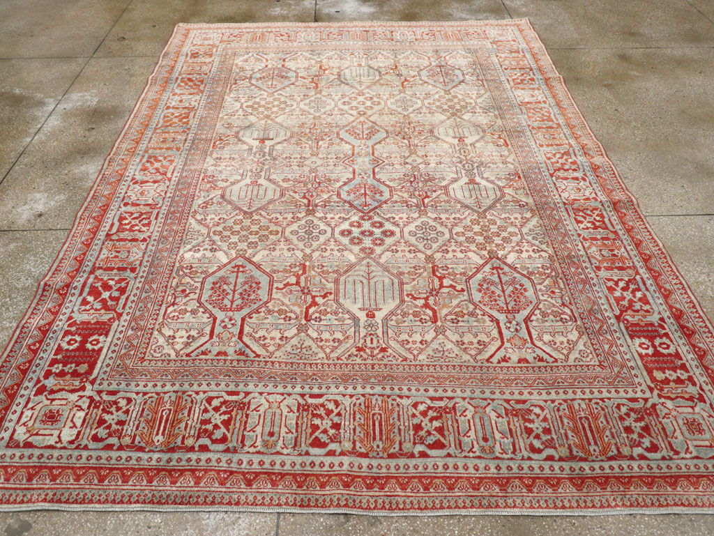 Vintage Persian Joshegan Room Size Carpet, No.30910 - Galerie Shabab